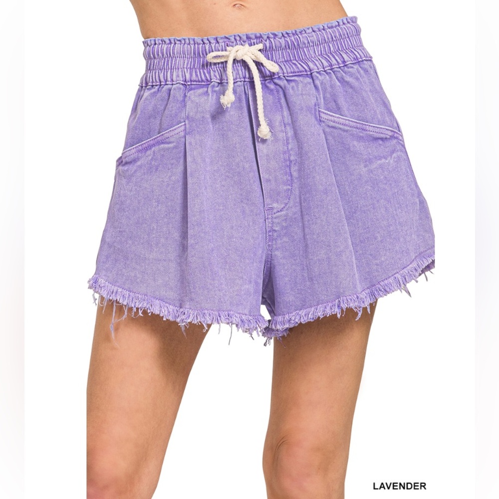 Zenana Outfitters Lavender Women's Shorts